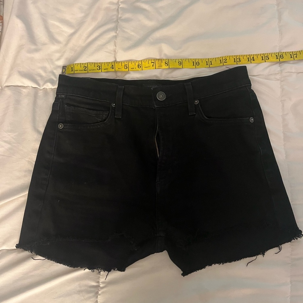 Citizens of Humanity Women's Black Denim Shorts